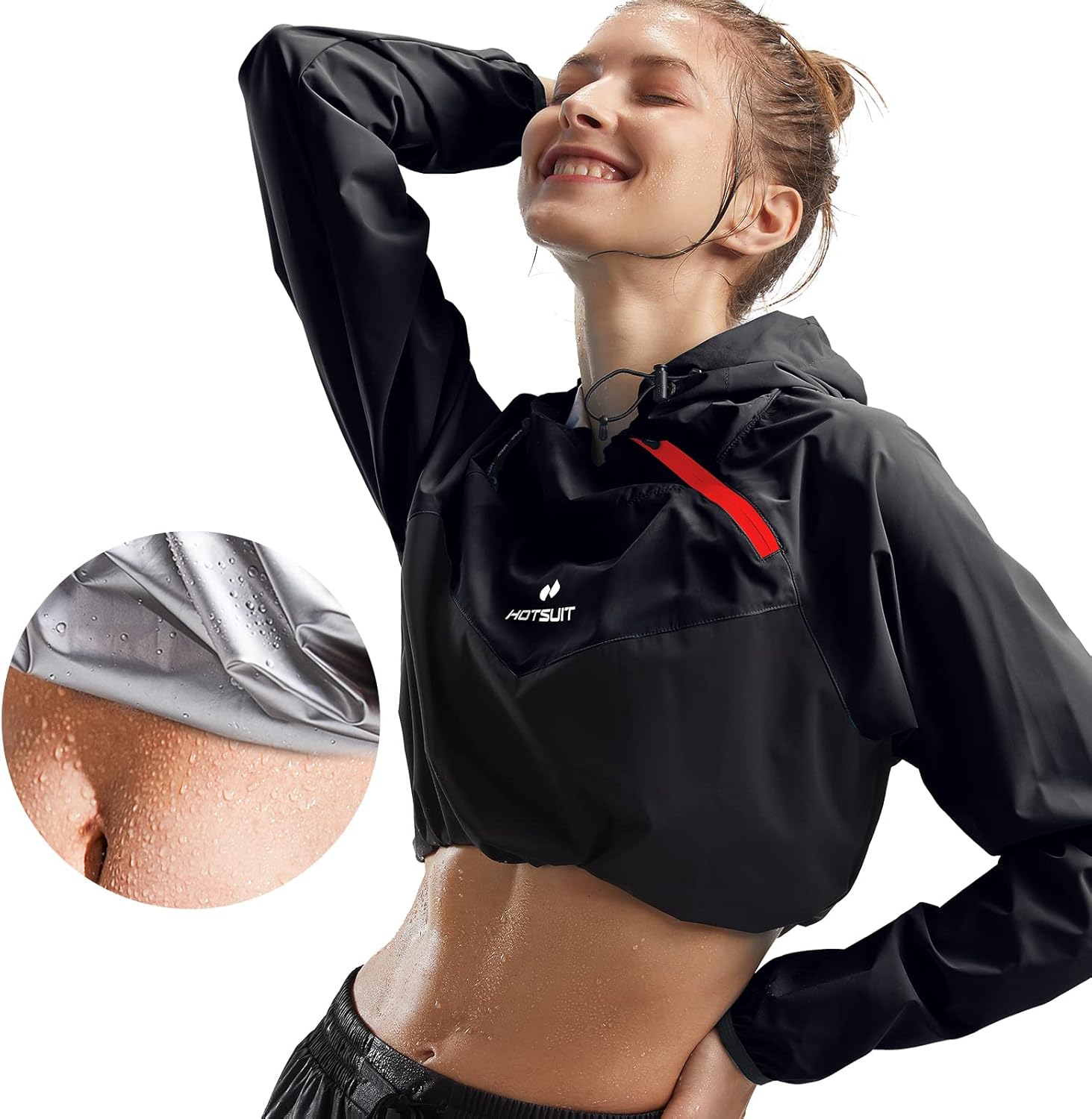 HOTSUIT サウナスーツレディース 減量 ボクシング ジム スウェットスーツ Amazon.co.jp: HOTSUIT レディース サウナスーツ 裂けにくい