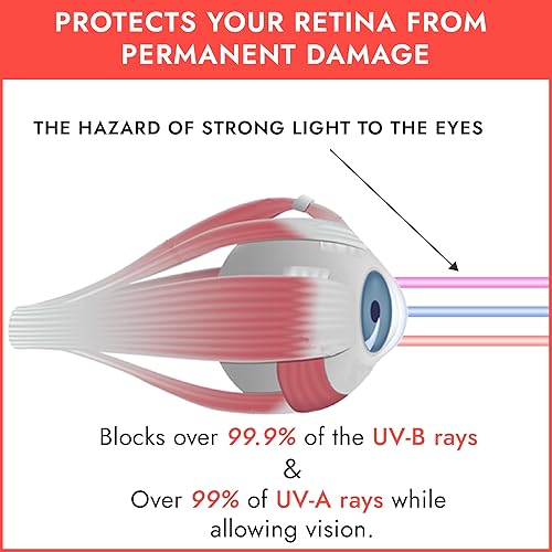 Miniatura 5 de Super Sunnies Gafas de bronceado con protección UV para los ojos que cumplen con la FDA, 2 pares en colores aleatorios