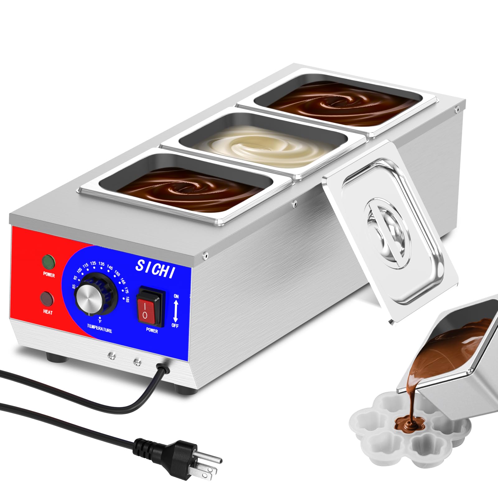 HTTSICHI 13L Chocolate Melting Machine