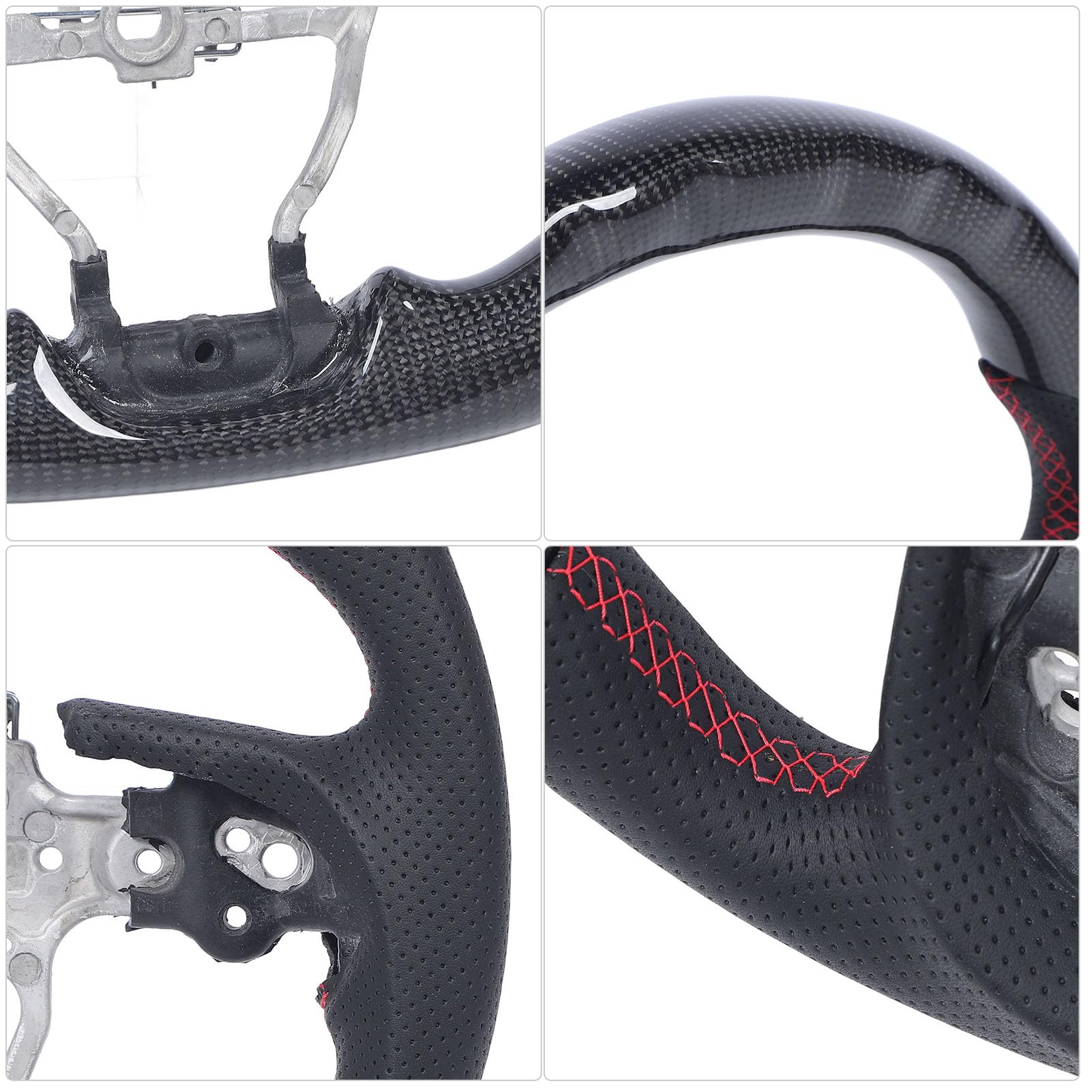 Race Style LED Shift Indicator Carbon Fiber Steering Wheel for XV70