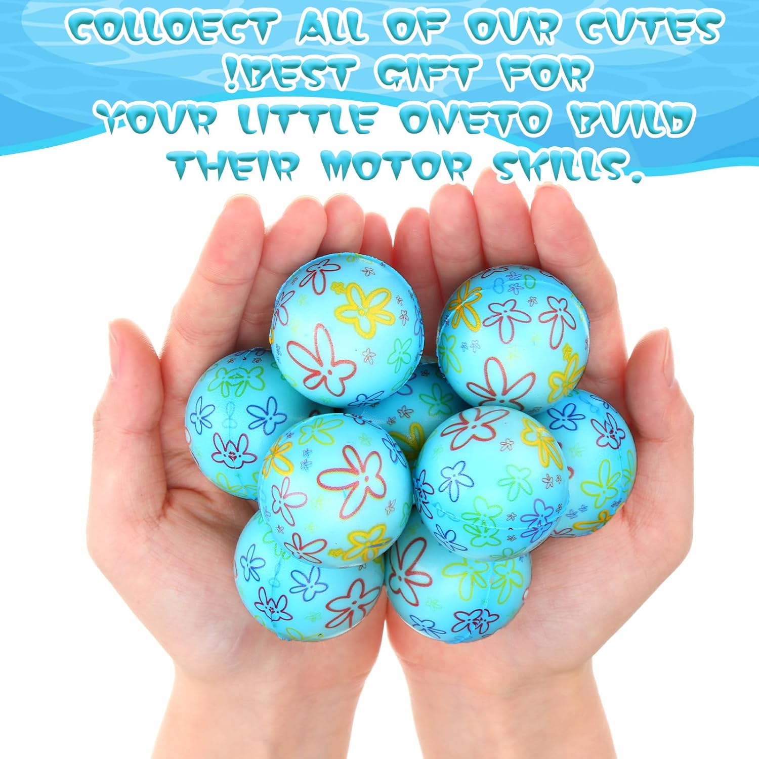 24 Pcs Cartoon Themed Stress Balls Bulk Squeezable Sensory Fidget Relief Balls 1.6" Party Favors Supplies Goodie Bag Stuffers Hand Therapy for Adult Teens (Sponge Themed)