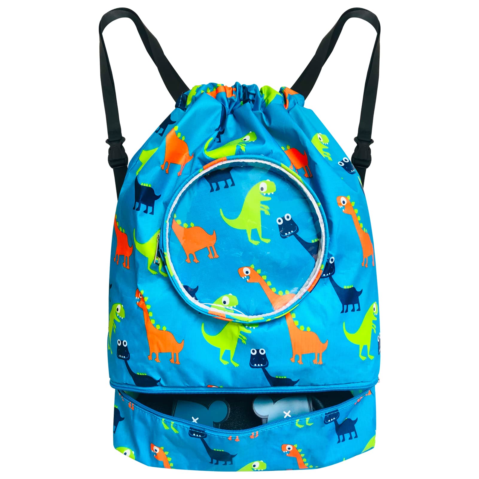 DANUC Drawstring Swim Bag for Swimmers Boys Girls Women Men Lightweight Beach Backpack Yogo Bags Waterproof Draw String Sackpack Sport Knapsack Gym Backpacks for Camping Camp Shopping Swimming Dance