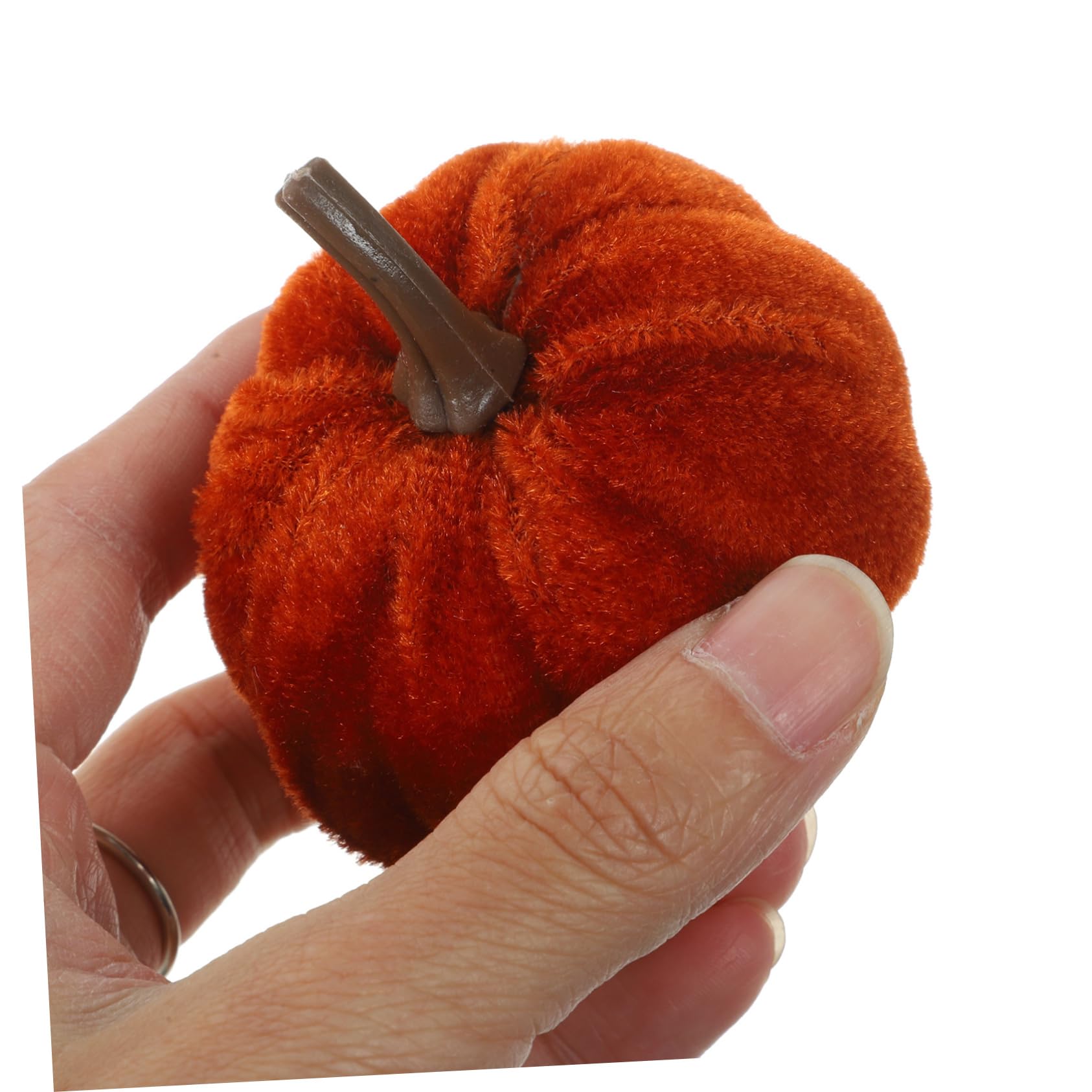 Alipis 3 Sätze Teiliges Set Künstliche Kürbisse Herbstliche Dekoration Für Halloween Und Erntedankfest Realistische Samt Pumpkin Modelle Für Tisch Und Partygestaltung 12 Stück * 3