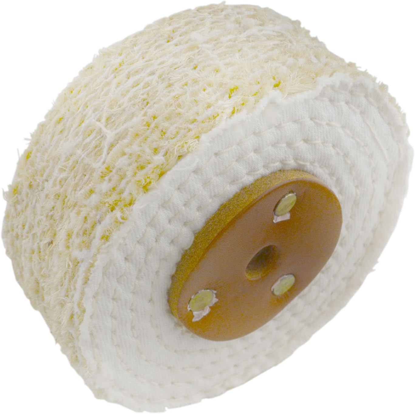 Coarse Sisal Fast Cut Buffing Polishing Mop 4" x 1.5" 3 Section 1st Stage Metal