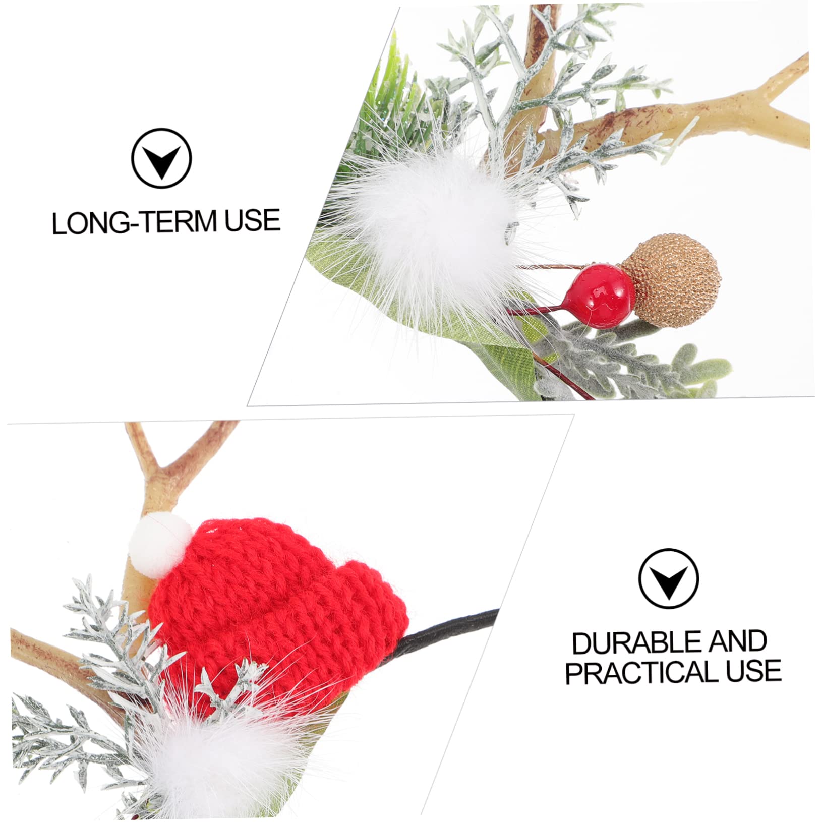 ibasenice 6pièces Bandeau avec Cornes De Renne pour Noël Accessoires De Fête Amusants pour Cheveux pour Photos Famille Et Entre