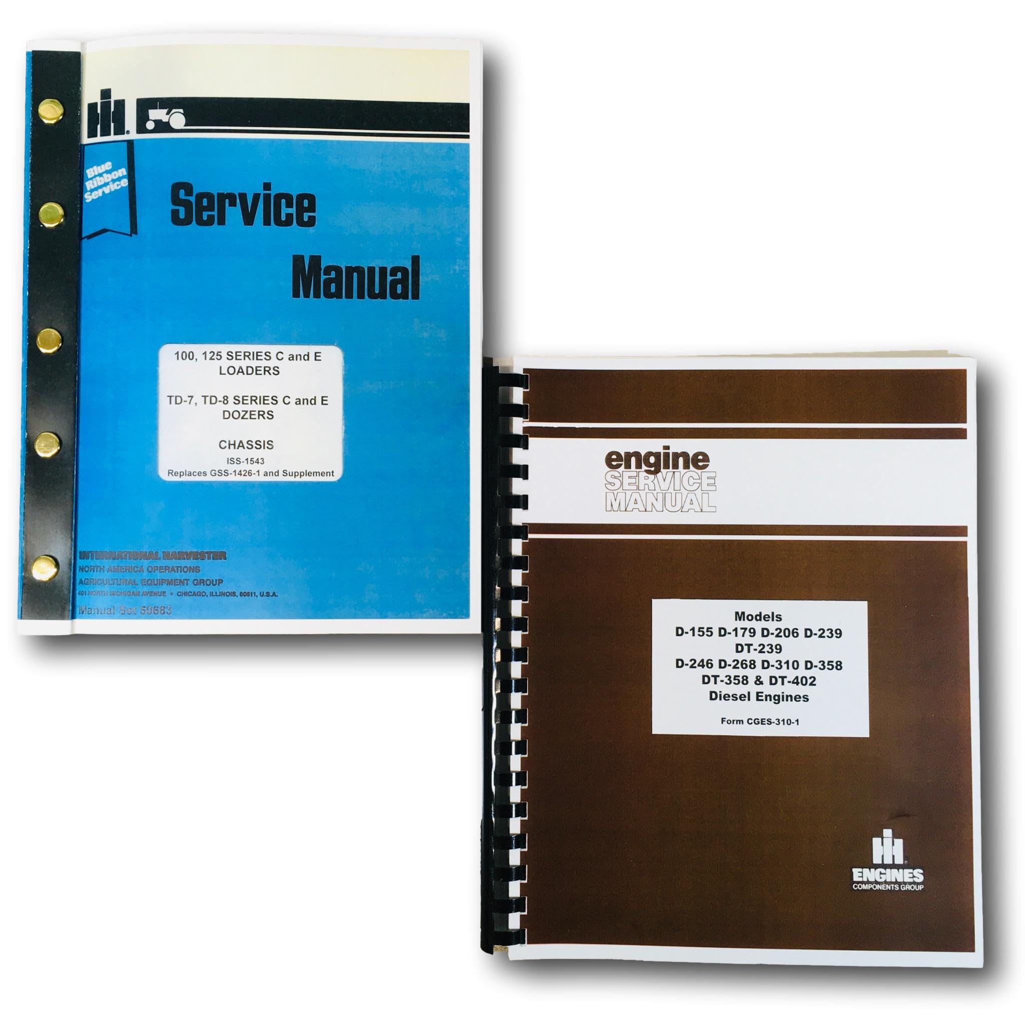 Service Manual Set International Dresser Td8 Series E Td-8E Crawler Dozer Repair