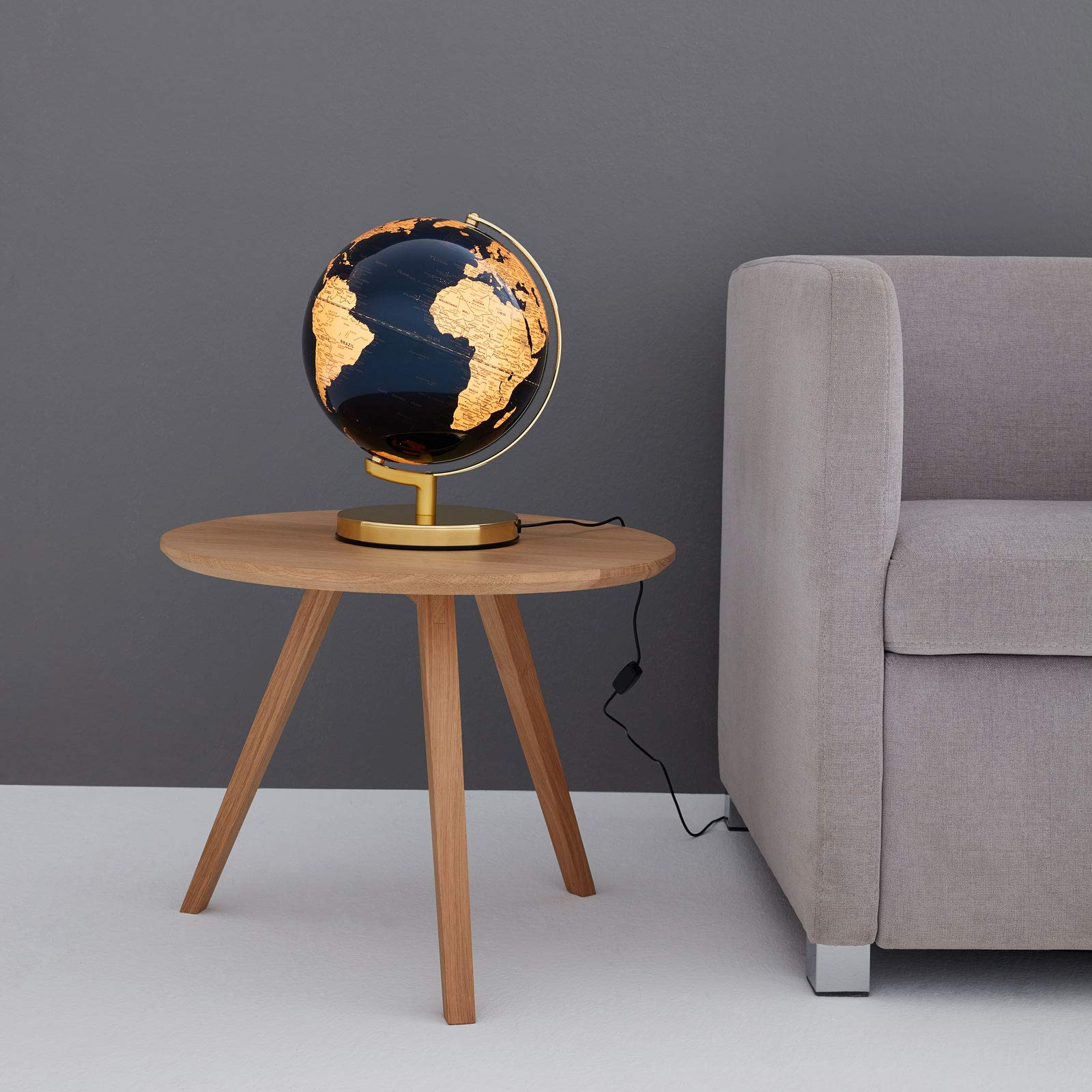 TROIKA mappamondo da tavolo a led Terra Light 25 cm