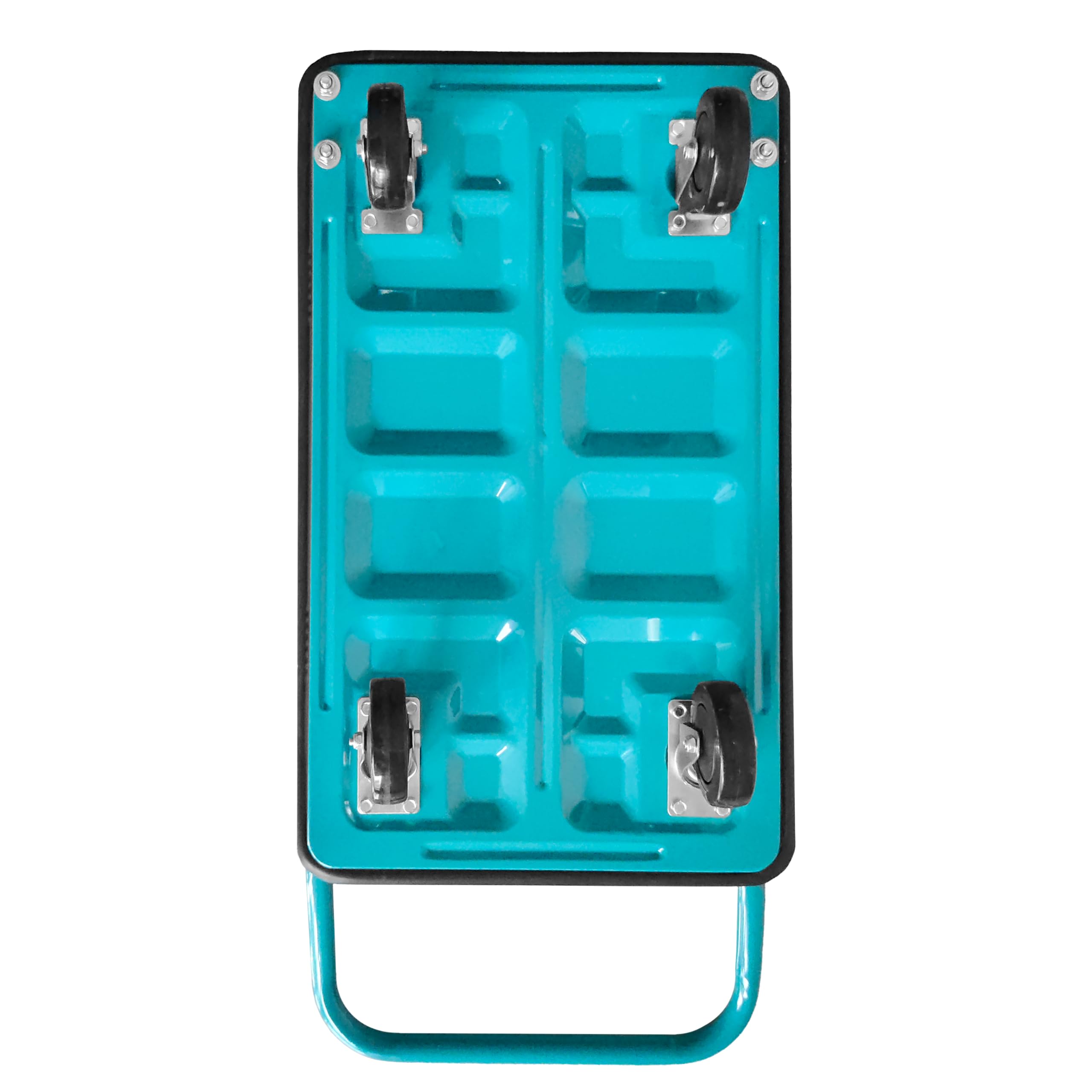 Sillar Carrello da trasporto pieghevole, portata fino a 150 kg, maniglia sollevata di 20 cm, rivestimento in PVC con maggiore presa del carico