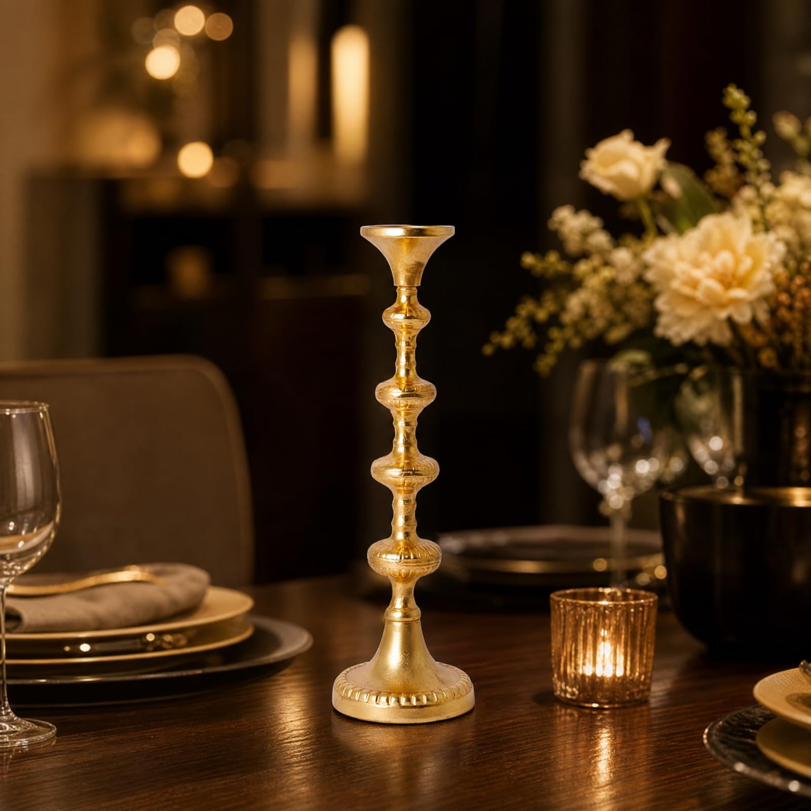 Candelabro in Alluminio Scultoreo