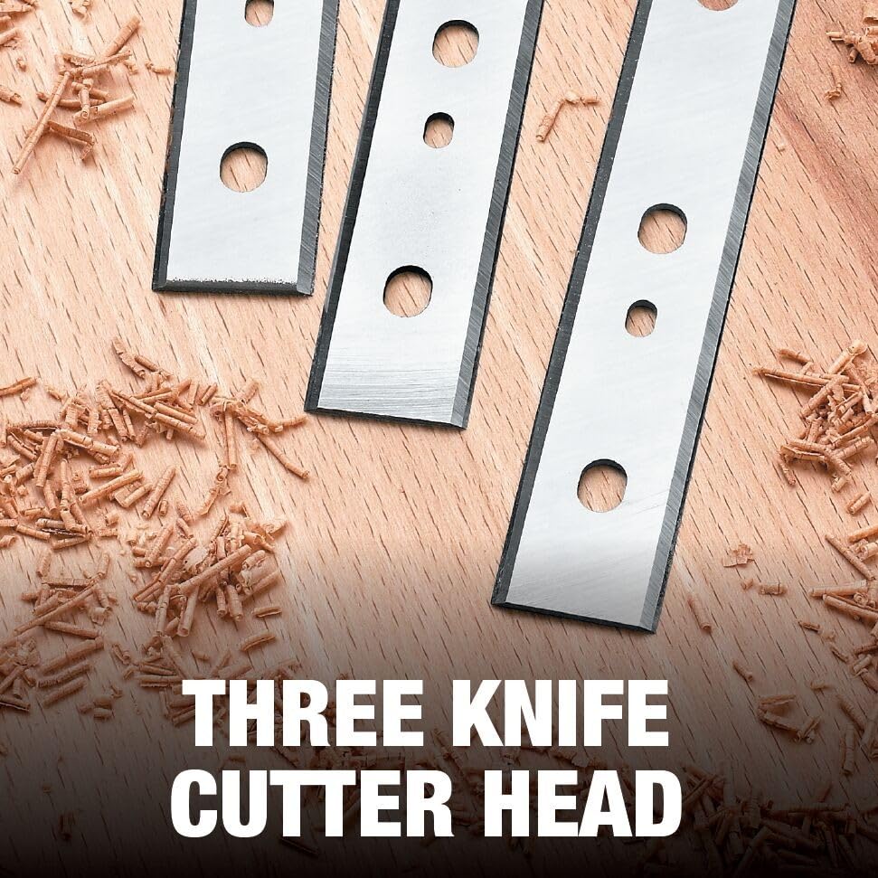 Image of DEWALT Thickness Planer, 13-inch Wood Planer, Three Knife Two Speed, 15 Amp, 20,000 RPM Motor (DW735X)