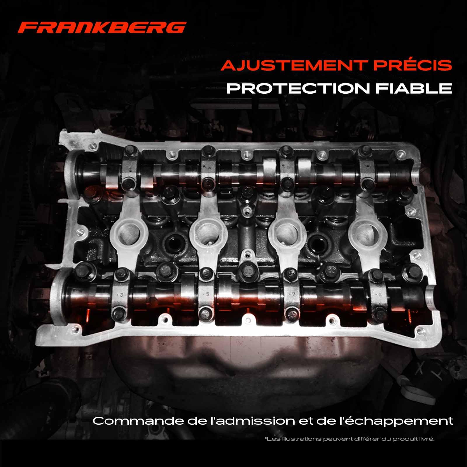 Frankberg Culasse complète avec soupapes 908910 | Compatible avec: NP300 Navara D40, X-Trail T30, Pathfinder IV R52, Navara plateau/châssis D22, Serena C24