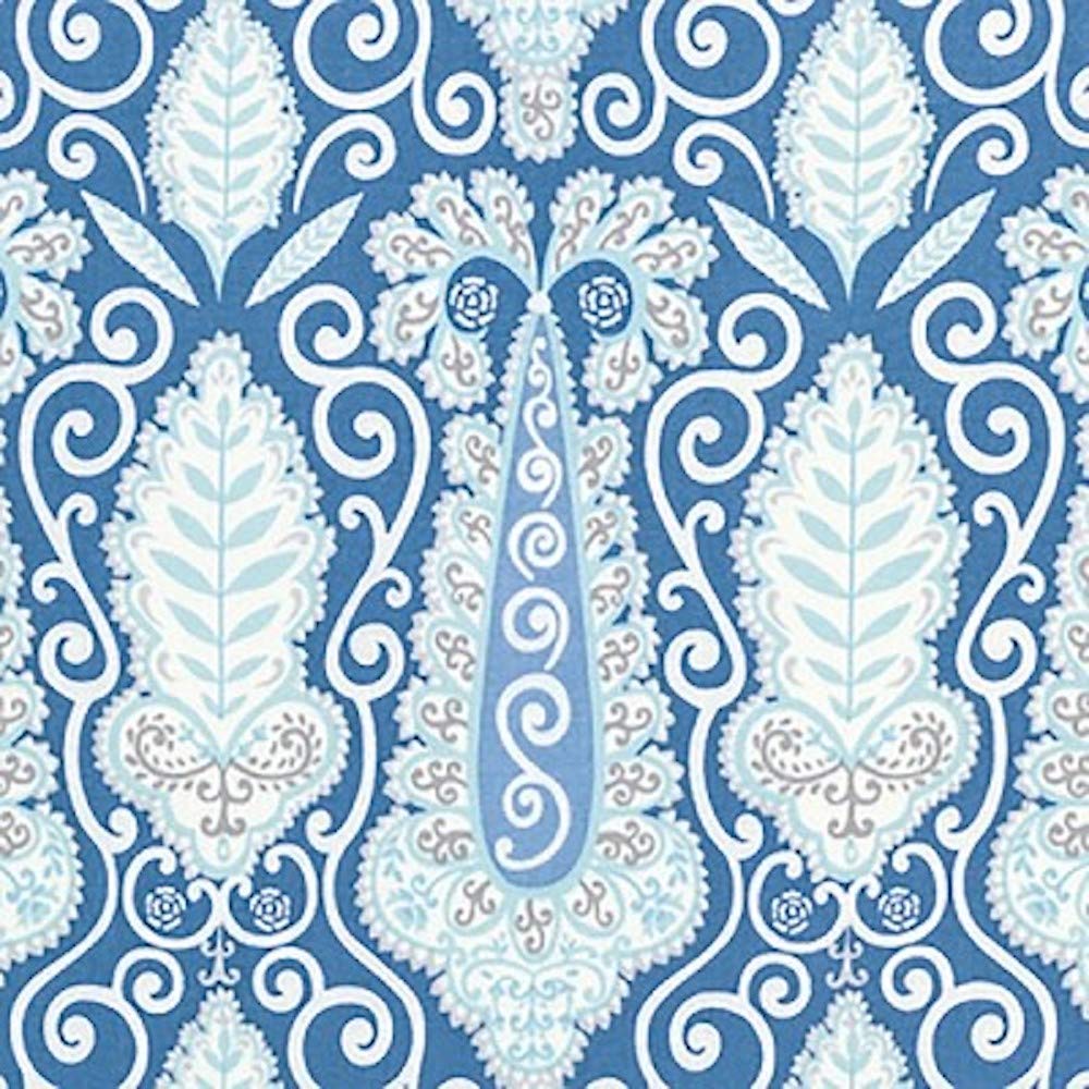Dena Designs PWDF251 Isabelle Paisley Blue Cotton Quilt Fabric by Yard