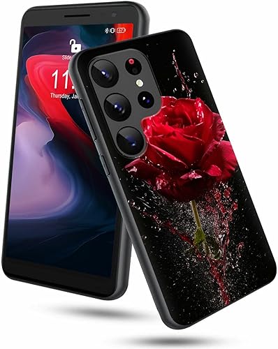 Miniatura 779 de Funda protectora para Samsung Galaxy A13 5G/A04S para Samsung Galaxy A13 5G/A04S, funda de silicona TPU suave con calavera de rosa, diseño elegante