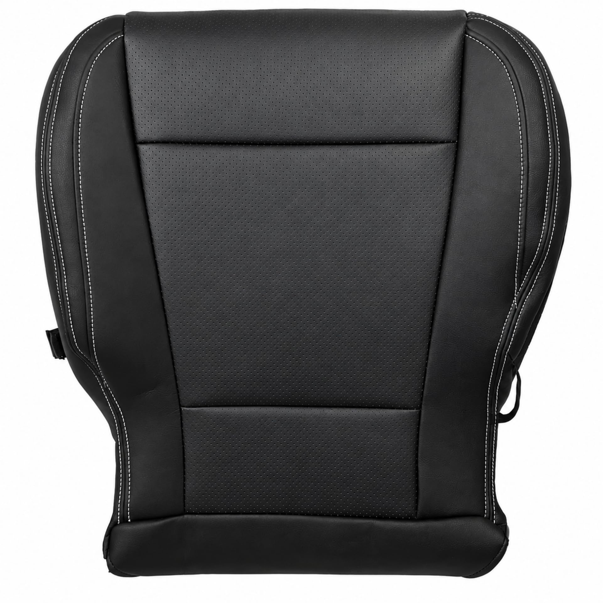 Photo 1 of GXARTS Passenger Side Bottom Replacement Perforated Leather Seat Cover Black Color Code #HB #EB Compatible with Ford Super Lariat Duty F150 F250 F350 F450 F550 2017-2022