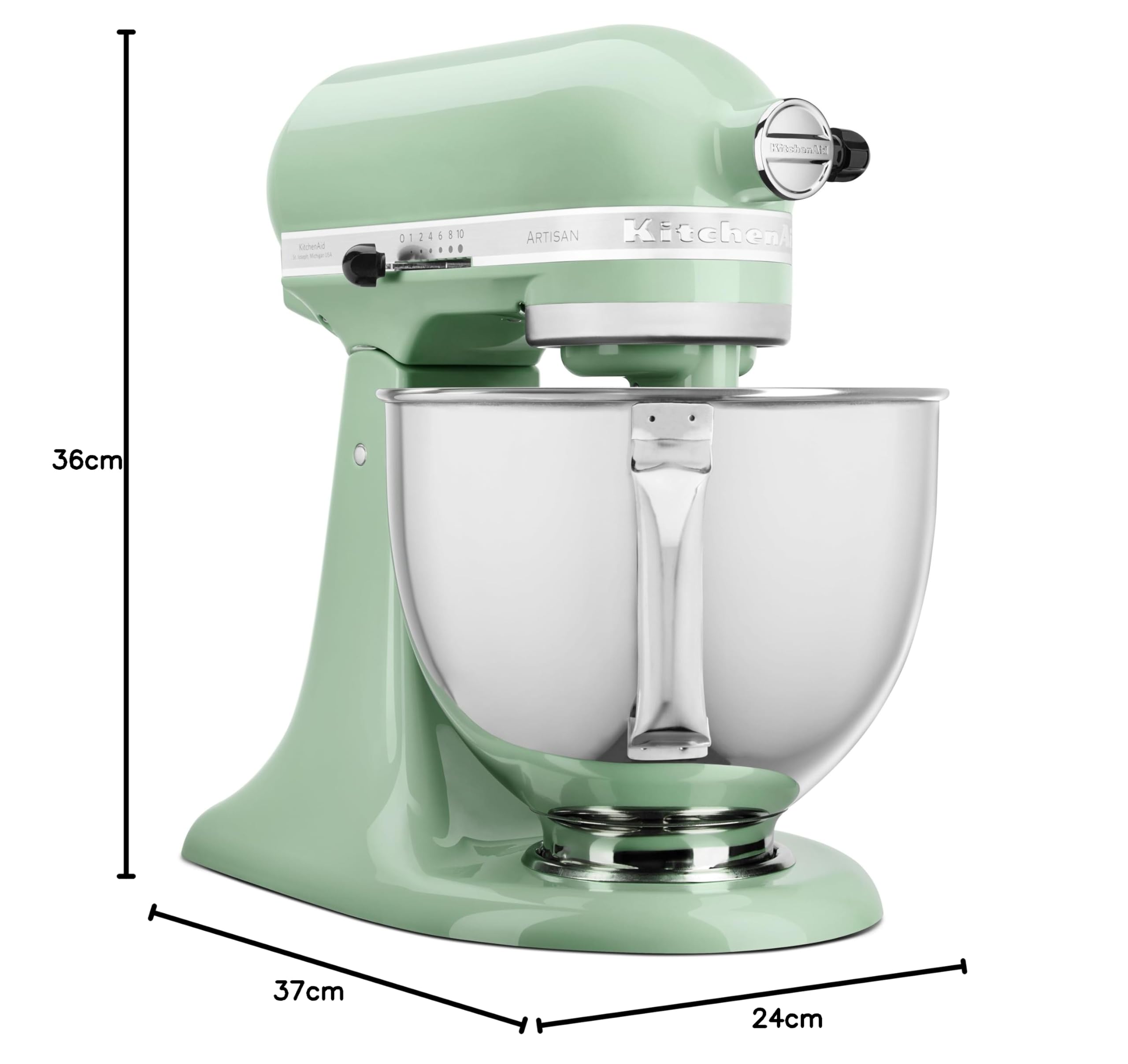 KitchenAid MIXER TILT-HEAD 4.8L - ARTISAN - Pistacja - 5KSM125BPT