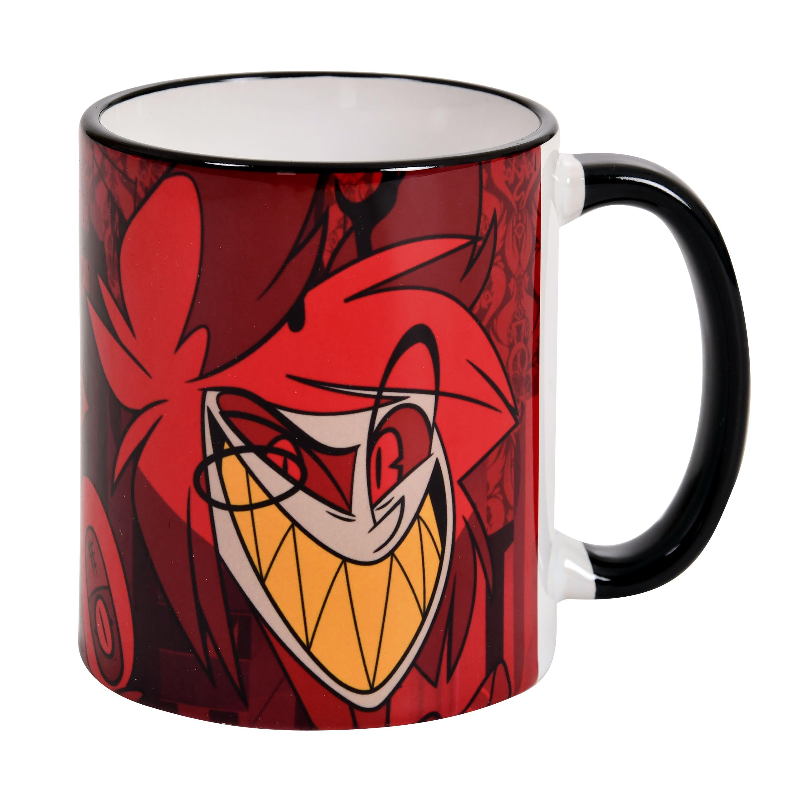 Elbenwald Alastor Mug with Full-Print for Hazbin Hotel Fans