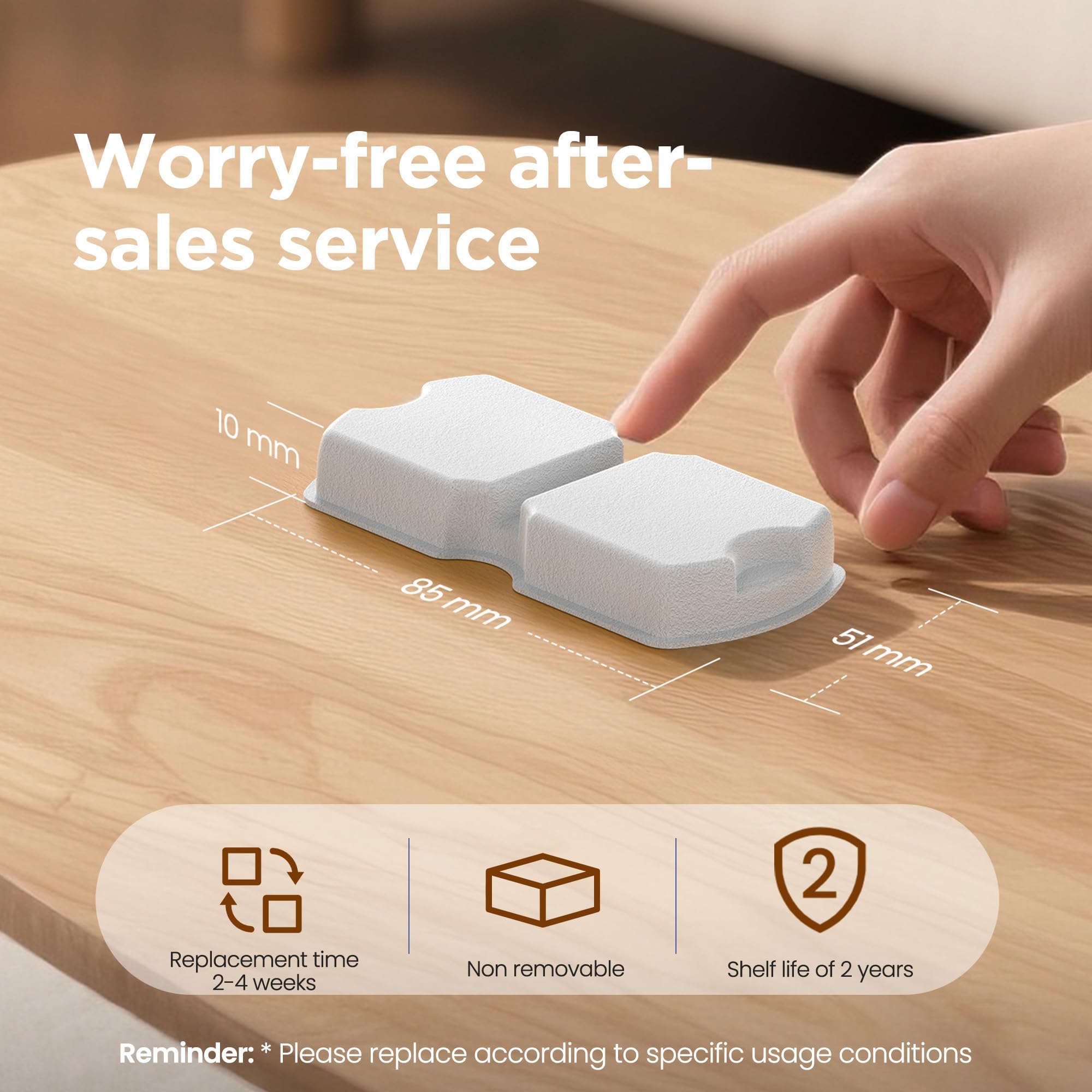 GIOTOHUN Cat Water Fountain Filter: 24 Cat Fountain Filter Replacement - 24 Pet Fountain Filter - 12 Carbon Filters & 12 Foam Filters - Suitable for GIOTOHUN Stainless Steel Cat Fountain S11 - image 7