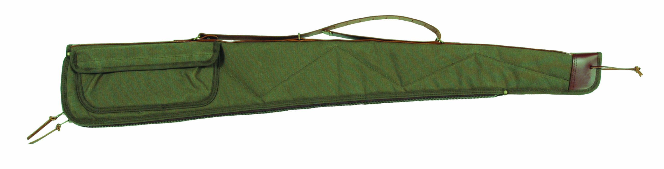 Bob Allen Canvas Shotgun Case Green 52 in.