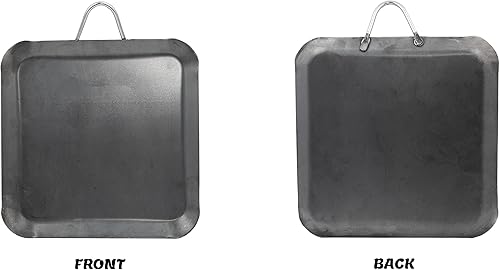 Miniatura 5 de Comal Para Tortillas Grandes Para Estufas para Tortillas y Quesadilla Acero al Carbono Mango de Metal Resistente (8.25x16.5 pulgadas)