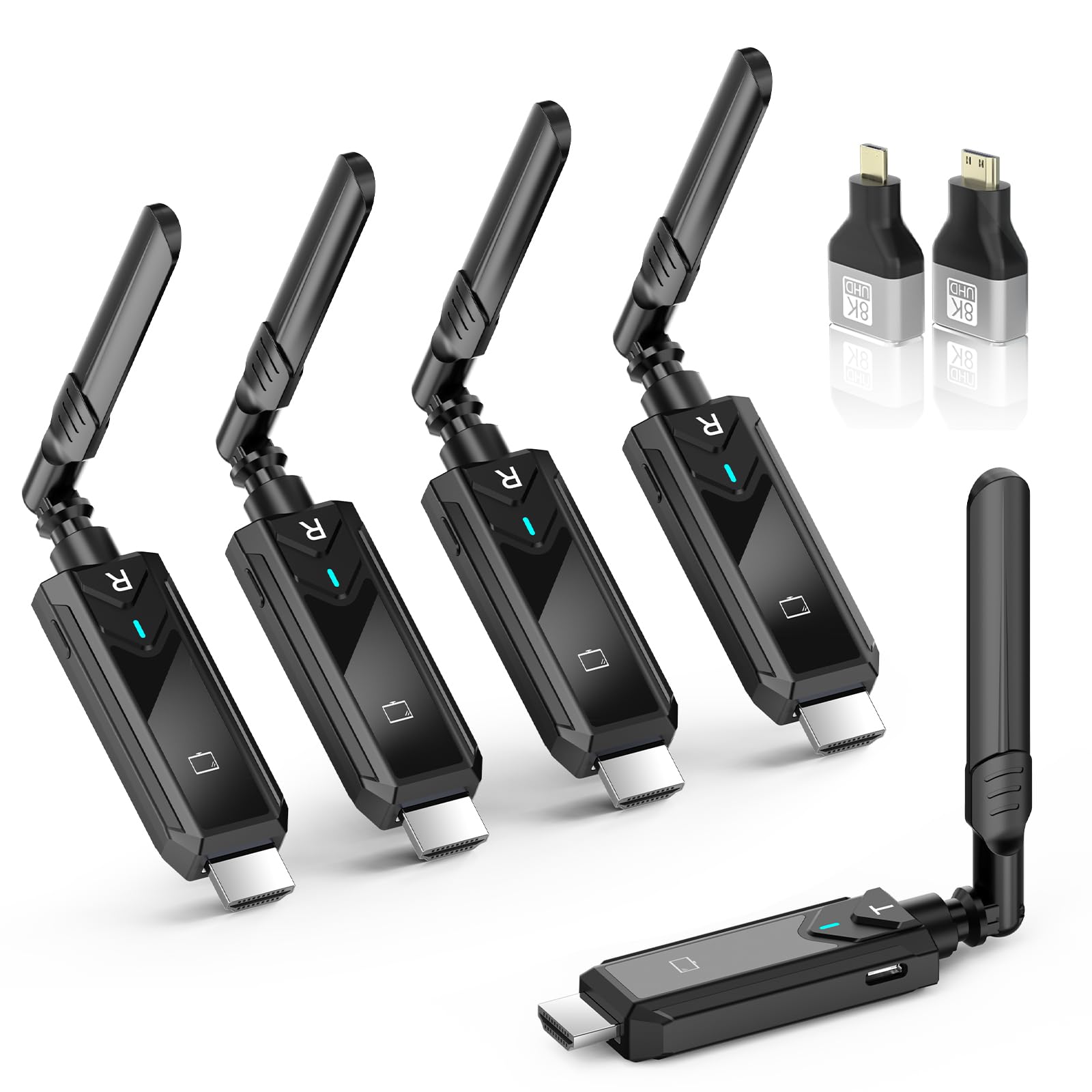 transmettitore wireless hdmi 4 ricevitori 1080p 150m