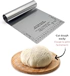 Starfrit Gourmet - 2-in 1 Scraper and Butter Measurer - Pastry/Dough Scraper - Butter Ruler - Stainless Steel