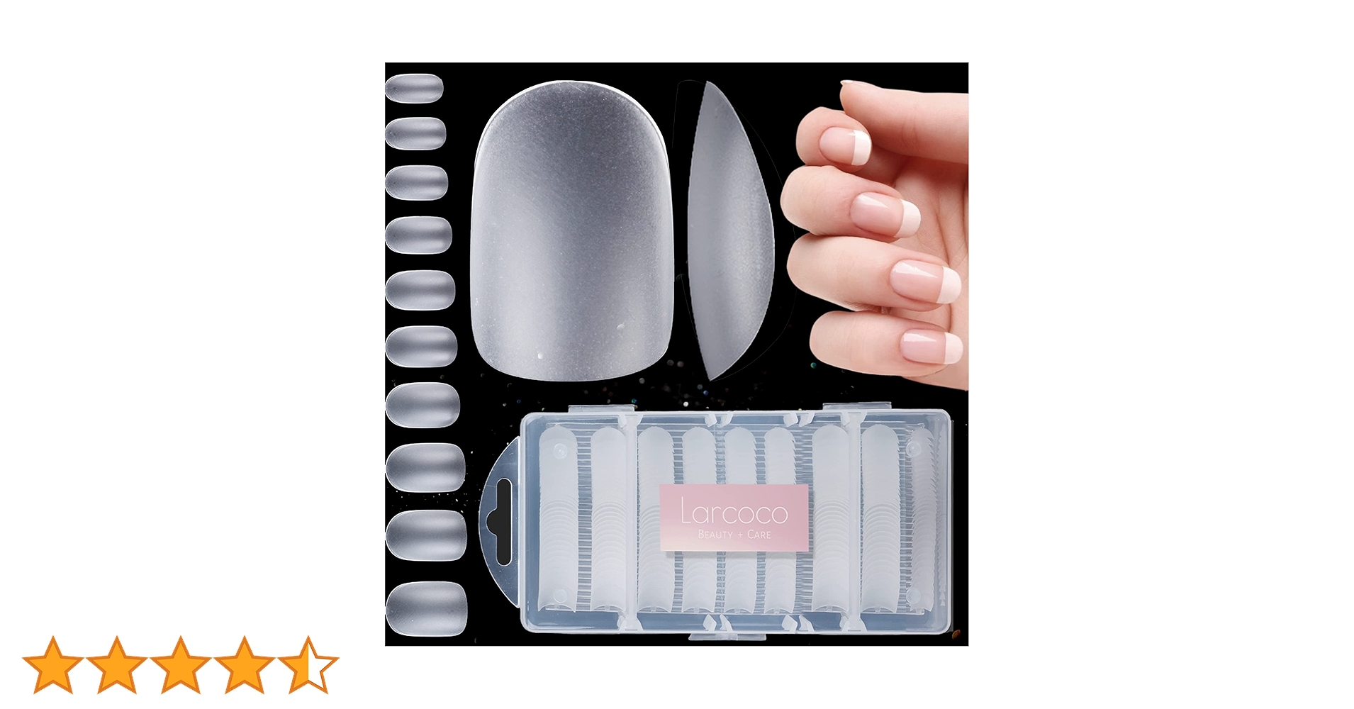 Amazon | LARCOCO【ショートオーバル/ 500枚セット