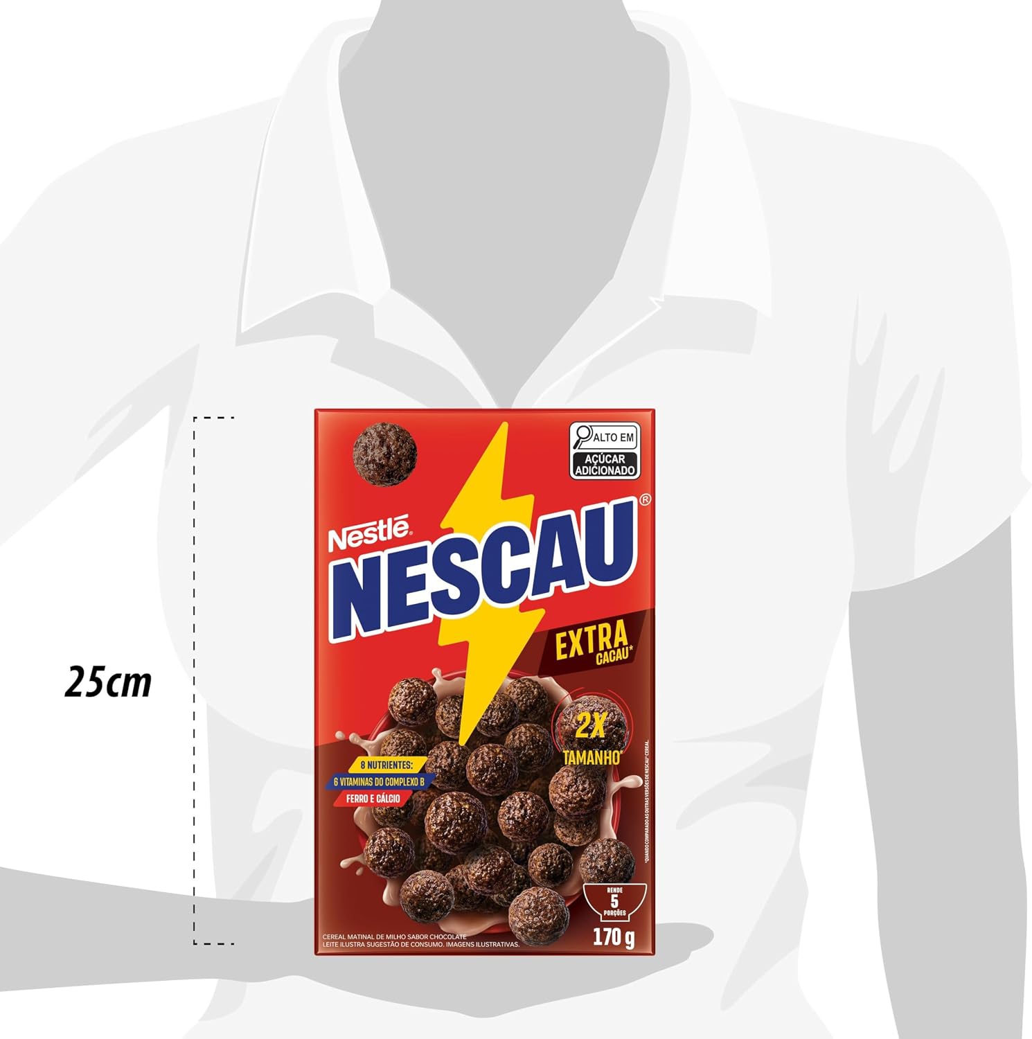 Cereal Matinal Nescau Extra Cacau 170g