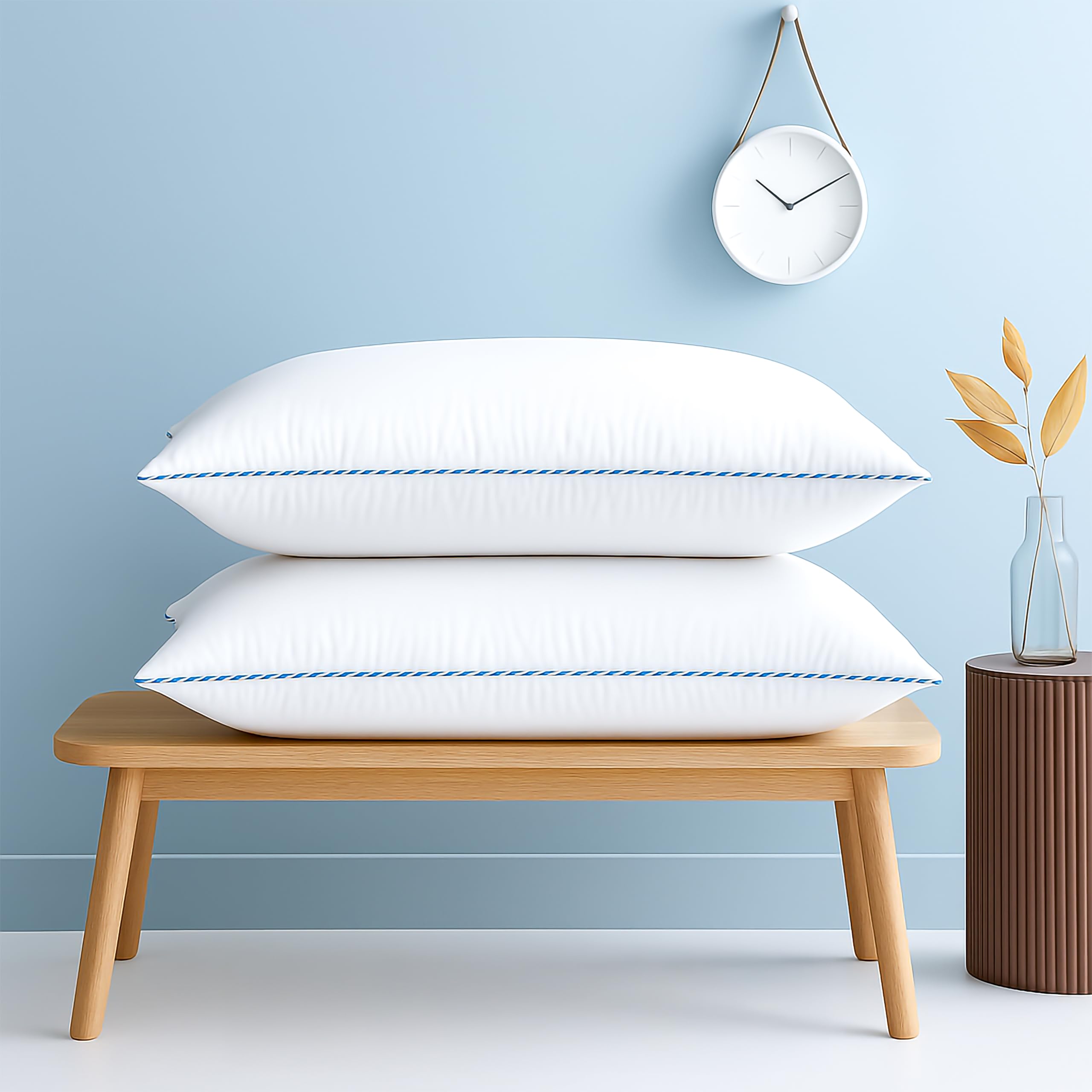bien LIVING Softmax Pillow Duo - White, Pack of 2 -1