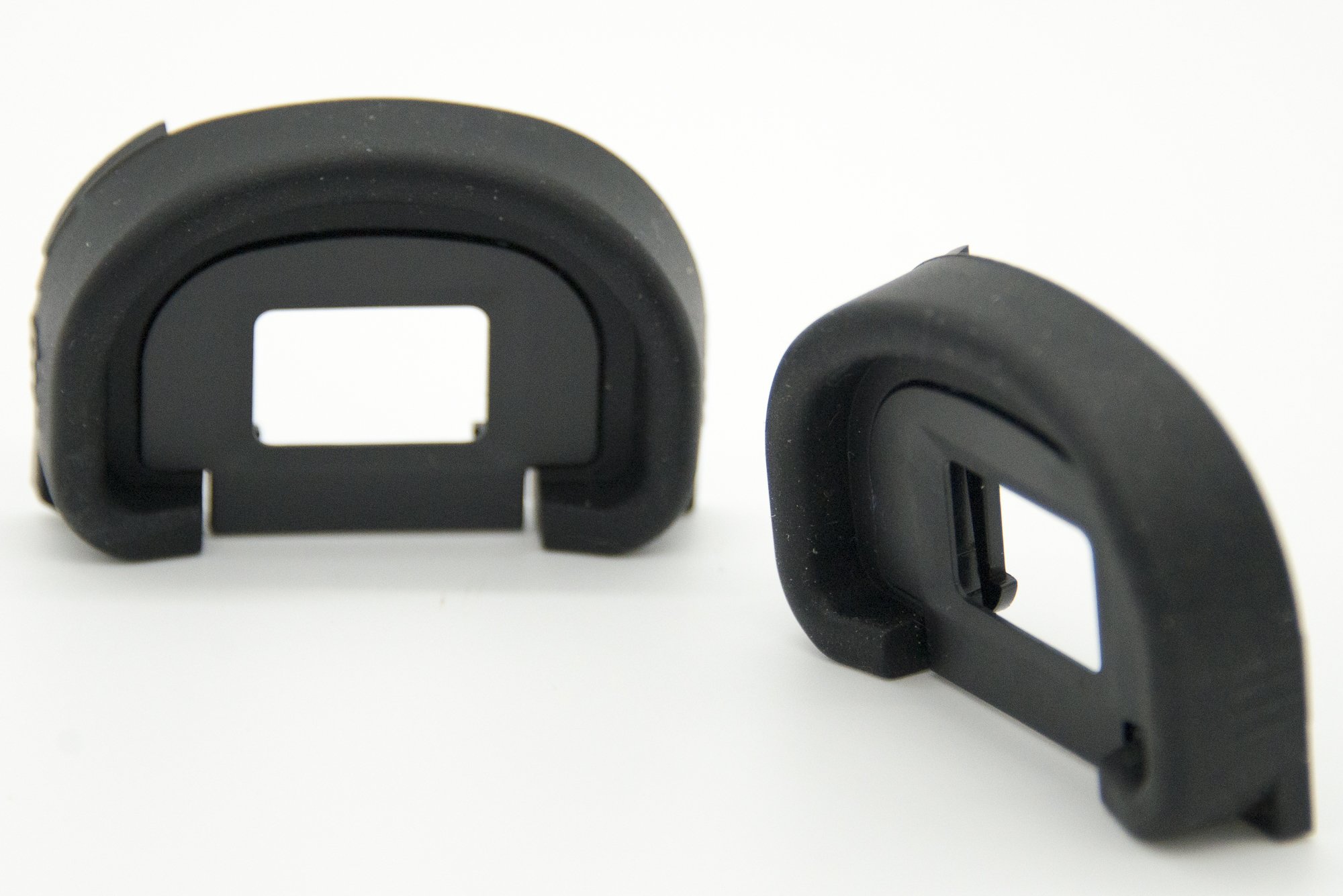 PROtastic® Replacement EC-II ECII Eyecup For Canon EOS-1D / 1DS MKII / 1V / 1N HS / 1N RS (2 Pack), Black - Image 2