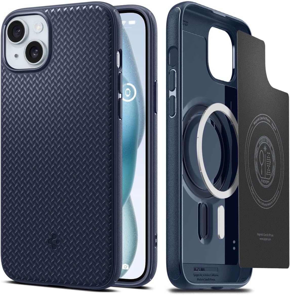 Spigen Mag Armor MagFit Designed for iPhone 15 Plus Case (2023) [MilitaryGrade