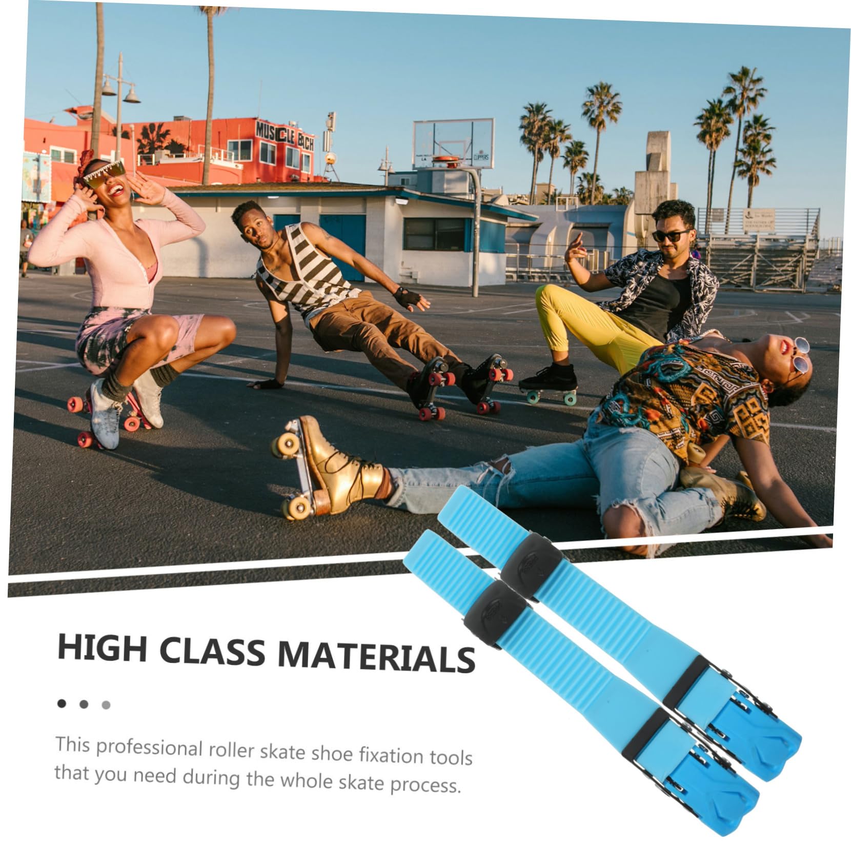 CORHAD Skate Tightener for Roller Skates 2 Pack Plastic Laces for Skating Shoes