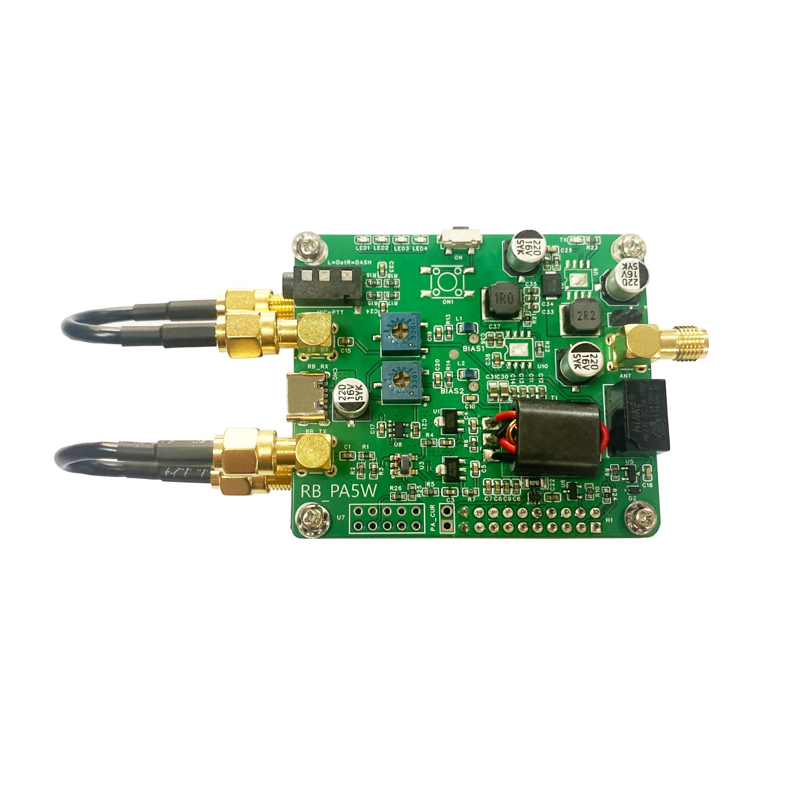 AURSINC Piastra preamplificatore Radioberry, amplificatore di potenza HF 1,5W-3W uscita 10W-100W