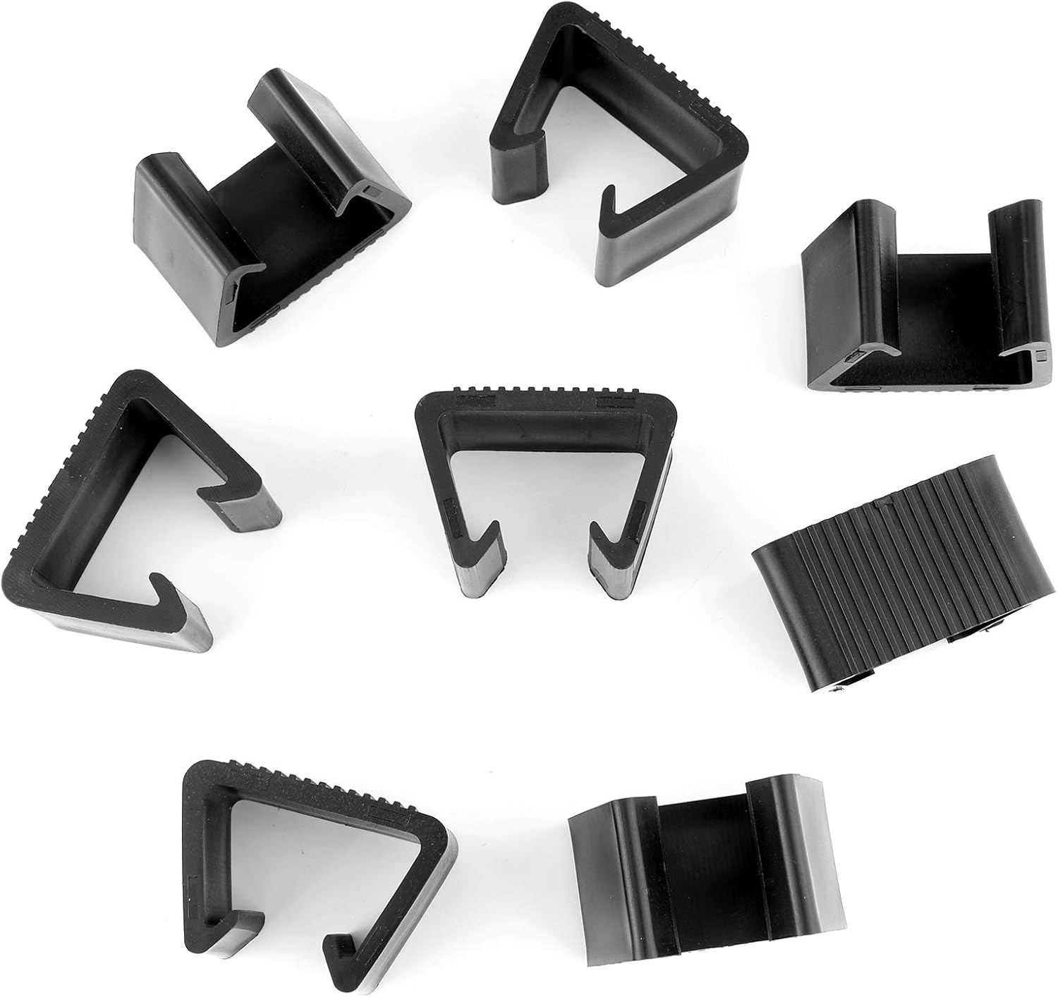 LUTER 8pcs Wicker Furniture Clips Plastic Rattan Sofa Clips Sectional