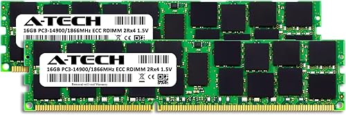 Miniatura 2 de A-Tech 32GB Kit (2x16GB) RAM for Supermicro SUPER B9DRG, B9DRT, X9DR7-TF+, X9DRE-TF+, X9DRT-F, X9DRT-HF, X9QRi-F+, X9SRW-F  DDR3 1866MHz PC3-14900
