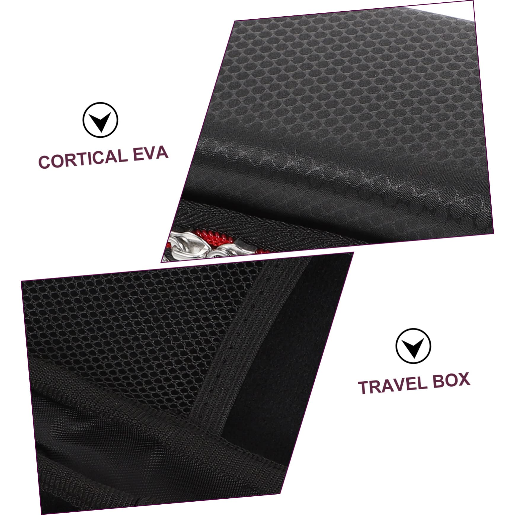 Portaspazzolino da viaggio, 3 pezzi, custodia da viaggio universale porta spazzolino da denti, custodia rigida per il trasporto di dischi rigidi, organizer elettronico da viaggio portatile per