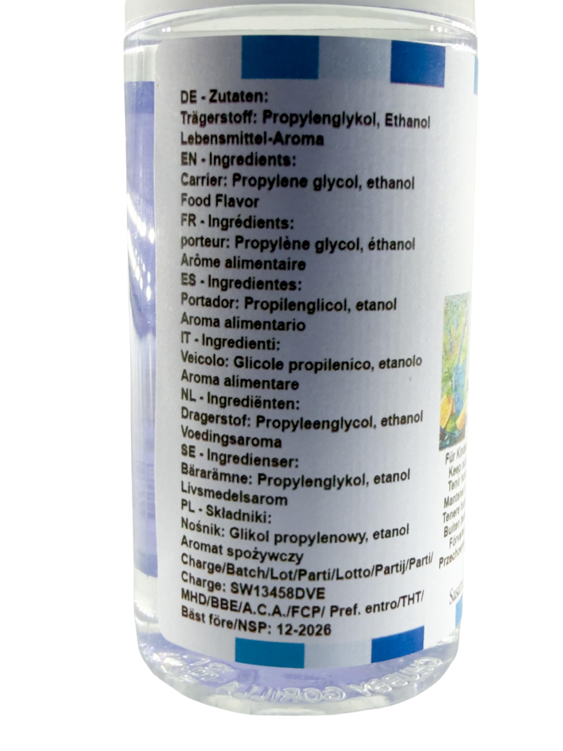 Ice Blue Citrus Storm - Minze, Zitrone Curacao Aroma Konzentrat - Vegan - Sasami - 100ml