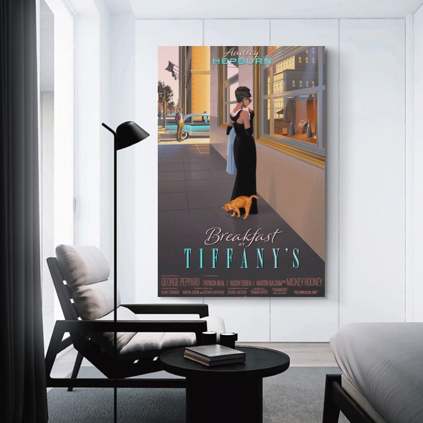 Amazon.co.jp: 映画シリーズポスターティファニーのでの朝食 ポスター