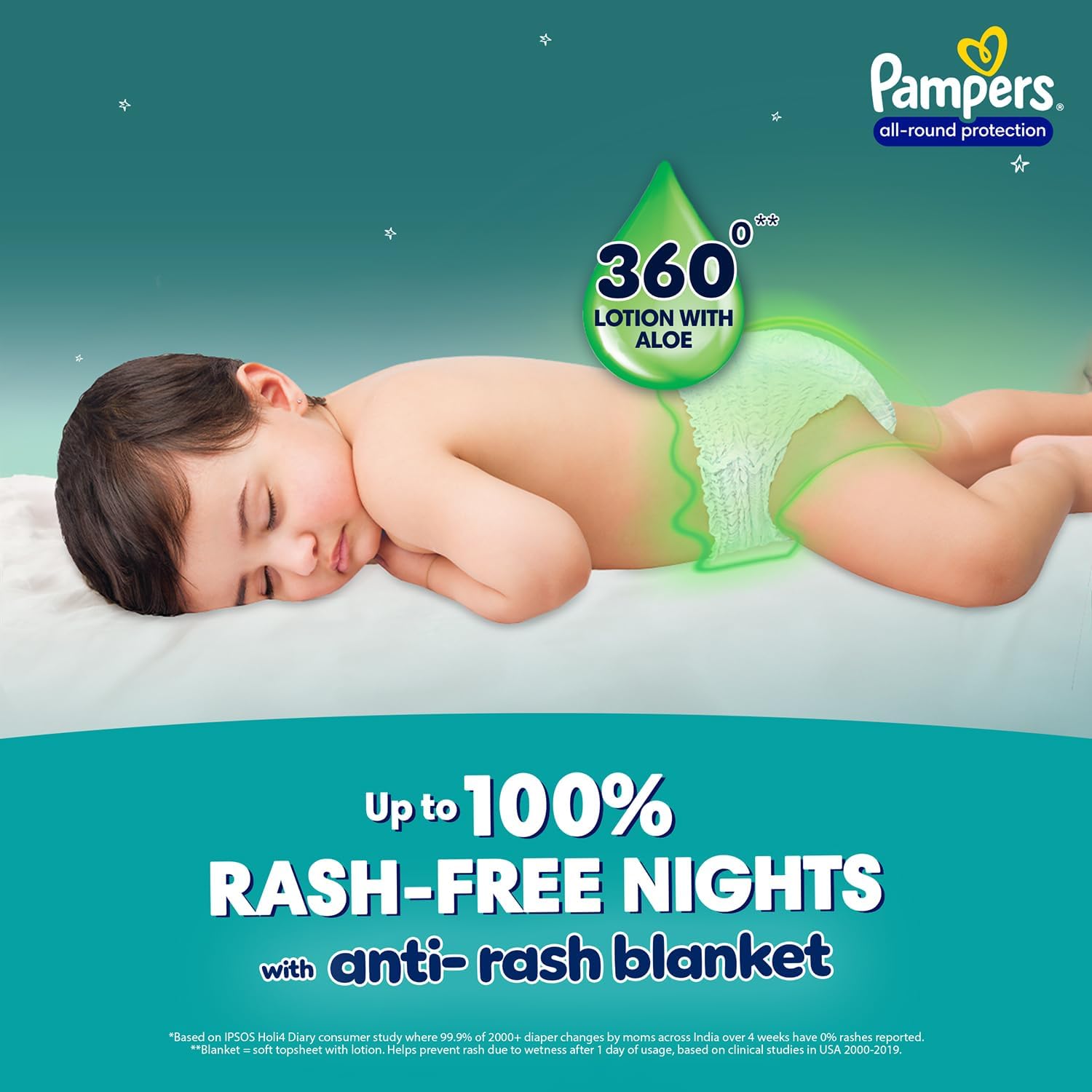 Pampers New Diapers Pants with Aloe Vera, X-Large (56 Count)