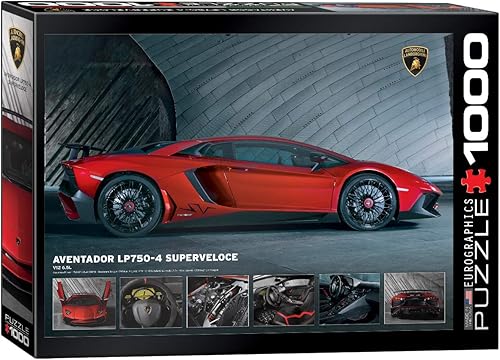 EuroGraphics Lamborghini Aventador 750 4 SV Puzzle (1000 piezas)