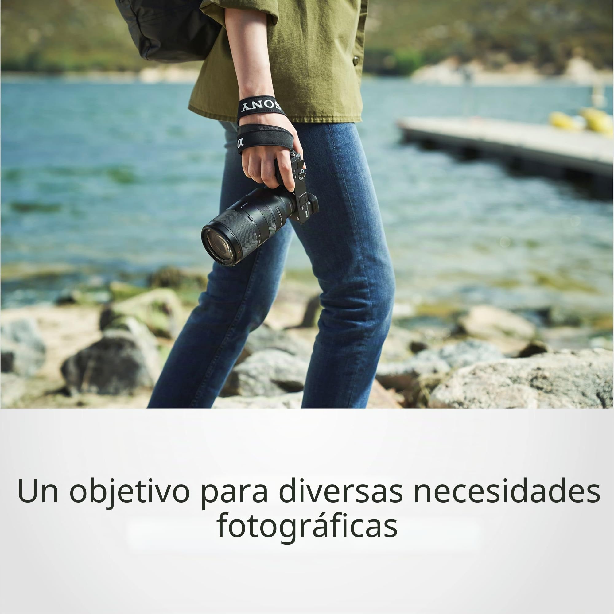 Sony SEL70350G, Objetivo 70-350 mm F4.5-6.3 G Superteleobjetivo zoom APS-C, con OSS, montura E. Ideal para naturaleza, deportes y viajes (compatible con ZV-E10, A6400, A6700)