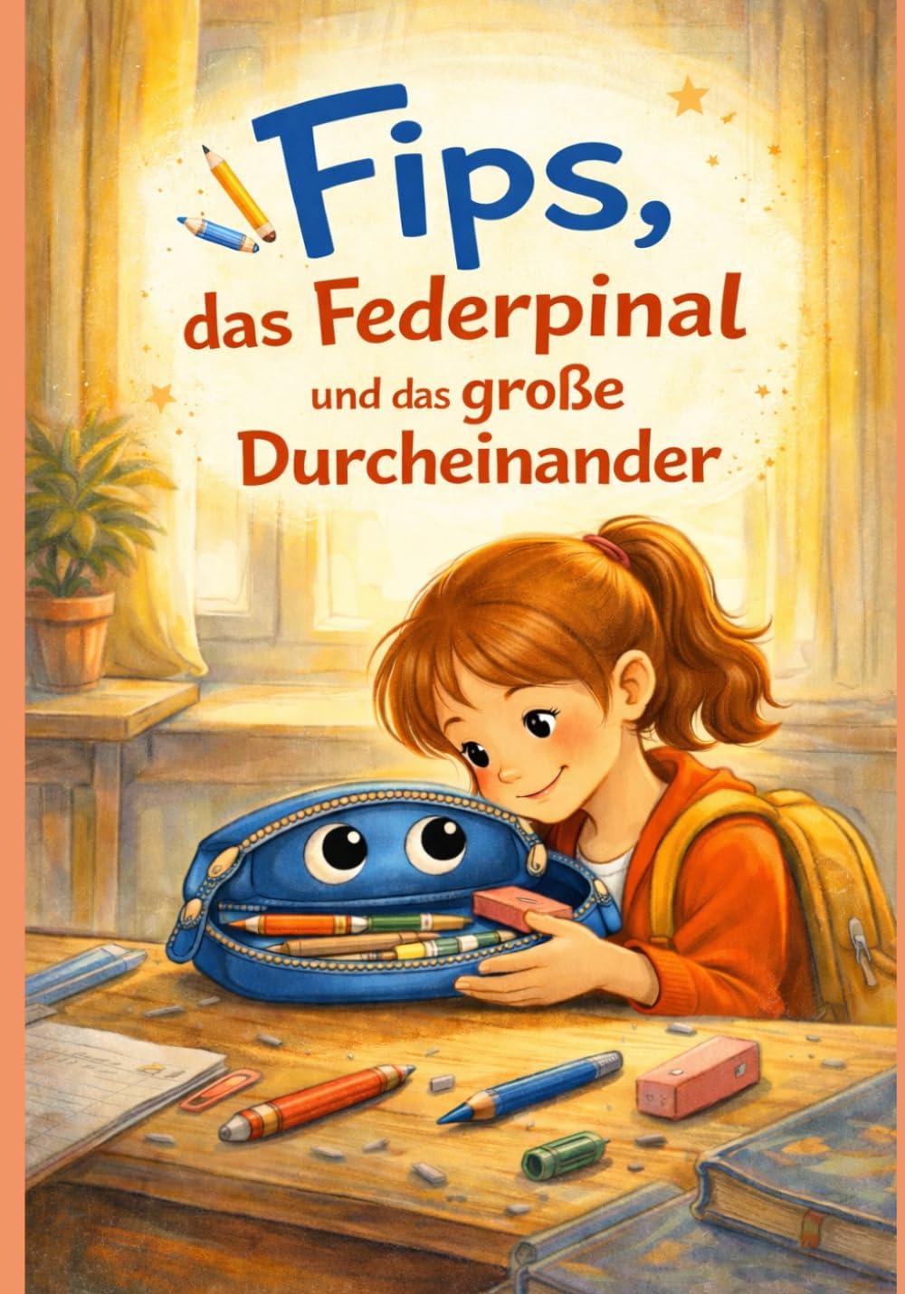 Fips, das Federpinal und das große Durcheinander: Eine lustige Erstleser-Geschichte über Ordnung, Achtsamkeit und den Schulalltag