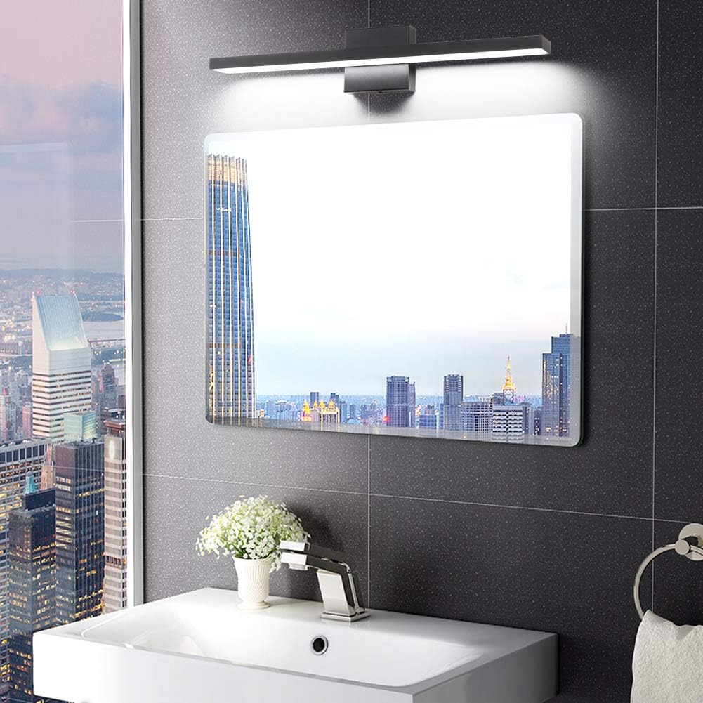 50% Off Discount Ralbay 24 inch Dimmable Black LED Modern Vanity Light 24W Frosted Aluminum for Bathroom Vanity Lighting Fixtures Cool White 6000K Exclusive Discount 60% Price Ralbay 24 inch Dimmable Black LED Modern Vanity Light 24W Frosted Aluminum for Bathroom Vanity Lighting Fixtures Cool White 6000K