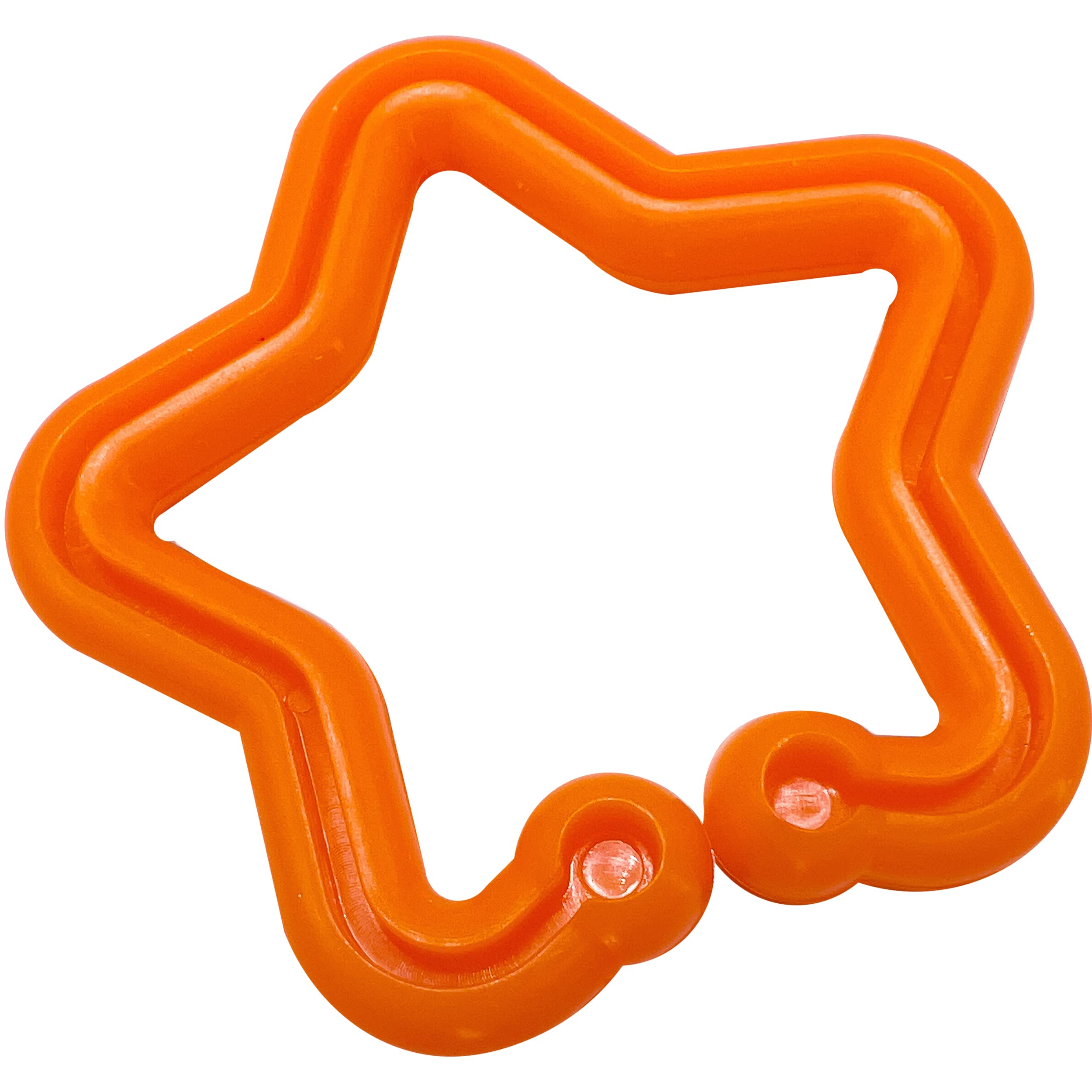 Mandarin Bird Toys 2111 Groovy Clips Pk16 -Brightly Colored Classic Foot Toy Clips, Bendable Assorted Clips with Different Shapes, Lightweight Easy for Beaks and Feet to Interact with