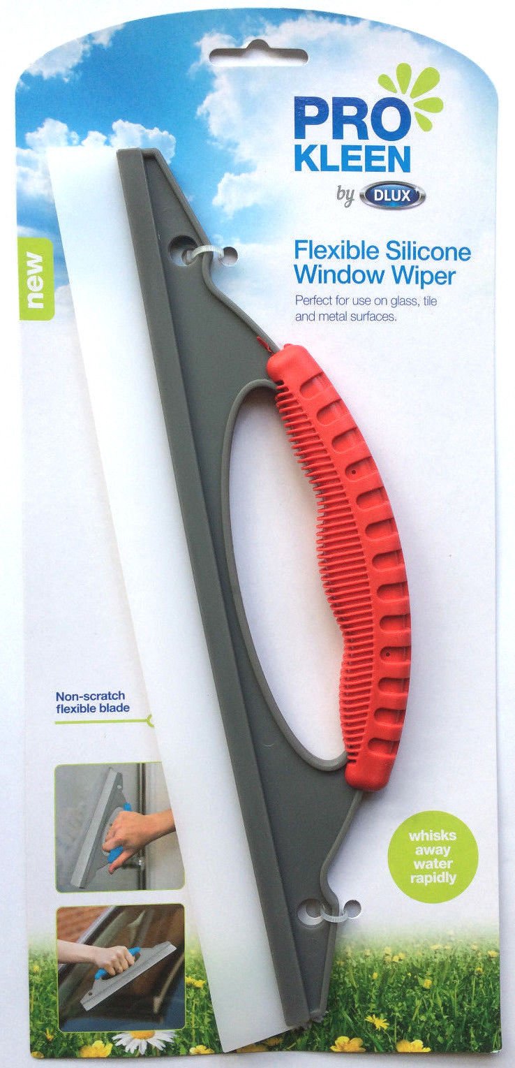 Silicone Window Wiper Squeegee Flexible Blade Car Water Drying Aid Glass Shower