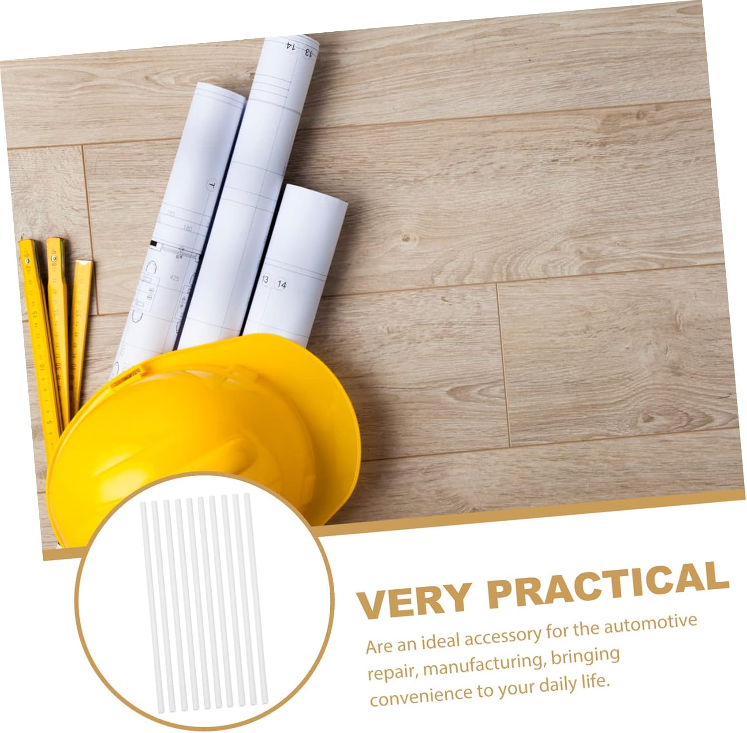10pcs Aerosol Can Replacement Straws PVC Hard Tube White