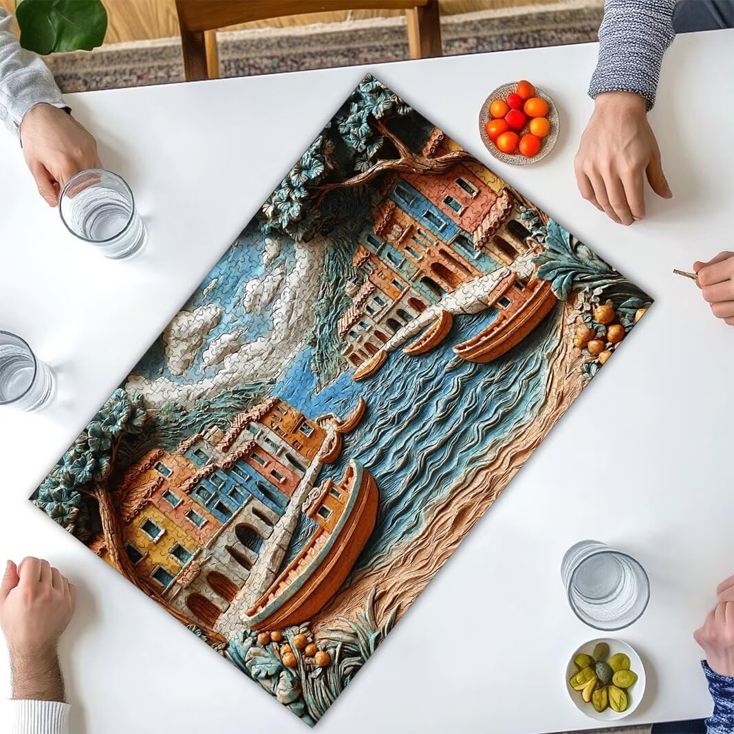 Puzzle Venise, Puzzle 2000 Pièces Adultes, Puzzles pour Décor Murale -2801