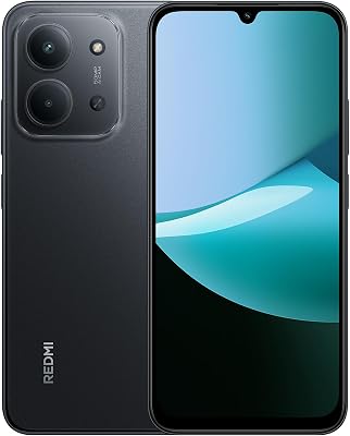 XIAOMI Redmi 15C – Smartphone da 4 + 256GB, Nero Medianoch, Schermo da 6.9″ 120Hz, MediaTek Helio G81-Ultr, Fotocamera da 50MP, 6000mAh, Ne Comprend Pas la Batterie chargée
