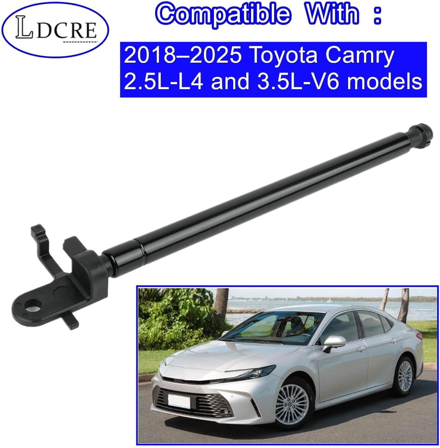Rear Right Hatch Struts, Compatible with Toyota Camry 2.5L 3.5L 2018-2025,Rear Lift Gate Supports Gas Springs Replace 64530-06010 64530-06020