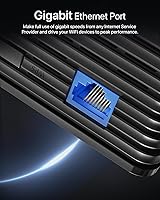 Vista 4 de BrosTrend AX3000 WiFi 6 Access Point, Wall Plug Wireless Access Point, Gigabit Network AP WiFi 6 Dual Band, Home Wi-Fi AP for PC Smartphone TV