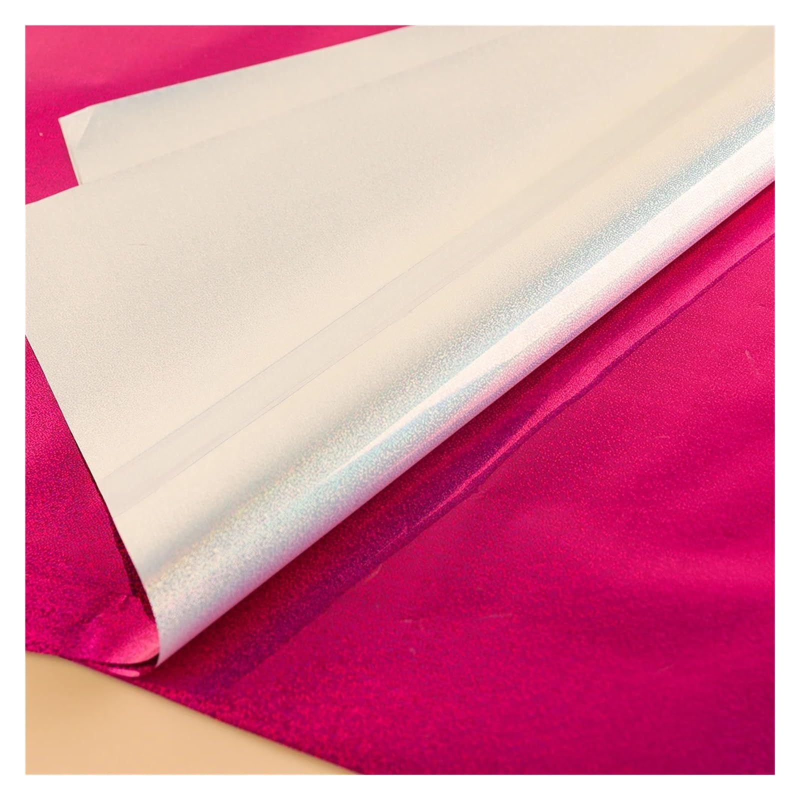 Papier pour estampage à chaud, Rouleau de papier métallisé holographique multicolore for plastification par transfert thermique